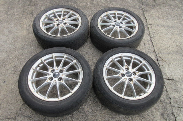 BMWミニ　MINI　WORK　日本製　アルミホイール　16インチ　6.5J　4穴　PCD100　オフセット46 　ハブ径約56mm　R55　R56　R57　R58　R59_画像1
