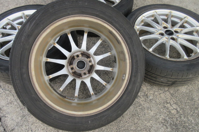 BMWミニ　MINI　WORK　日本製　アルミホイール　16インチ　6.5J　4穴　PCD100　オフセット46 　ハブ径約56mm　R55　R56　R57　R58　R59_画像6