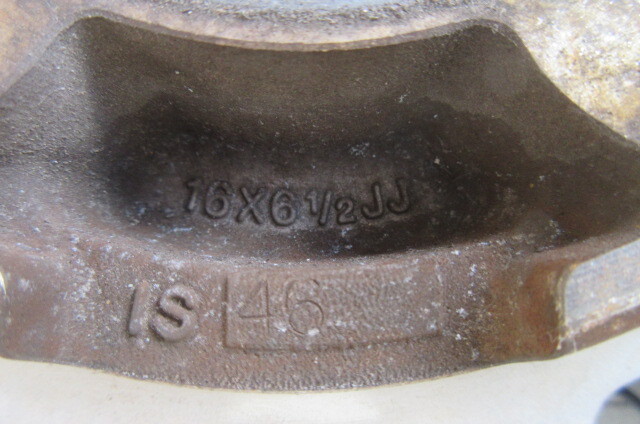 BMWミニ　MINI　WORK　日本製　アルミホイール　16インチ　6.5J　4穴　PCD100　オフセット46 　ハブ径約56mm　R55　R56　R57　R58　R59_画像8