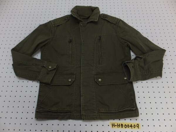 RAGEBLUE レイジブルー メンズ ストレッチ 比翼ジャケット S カーキ_画像1