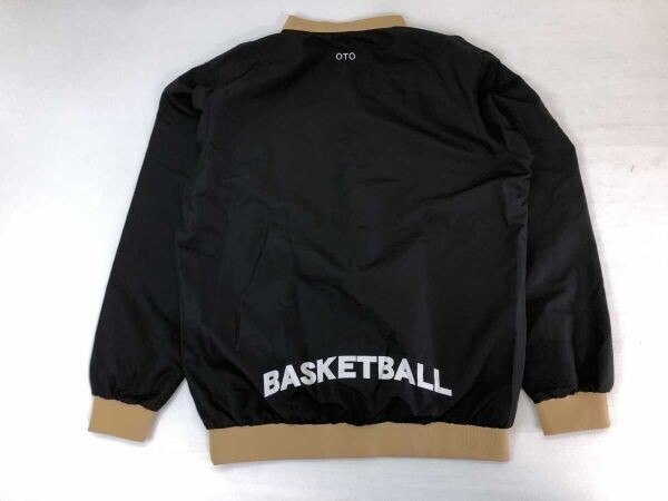 バイオレーラ VAYoreLA スポーツ バスケットボール 福生 カレッジ Vネック スニード ジャケット ゲームシャツ プルオーバー メンズ L 黒_画像5