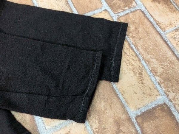 OF KRIZIA オブ クリツィア レディース Vネック ウール 毛100％ 長袖 ニットソー 40 焦げ茶 ダークブラウン 無地_画像5