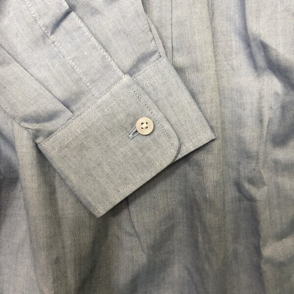 未使用新品タグ付き JOMM JOMM ジョムジョム キッズ 長袖 BD ボタンダウン シャンブレー シャツ 110 水色 セレモニー_画像5