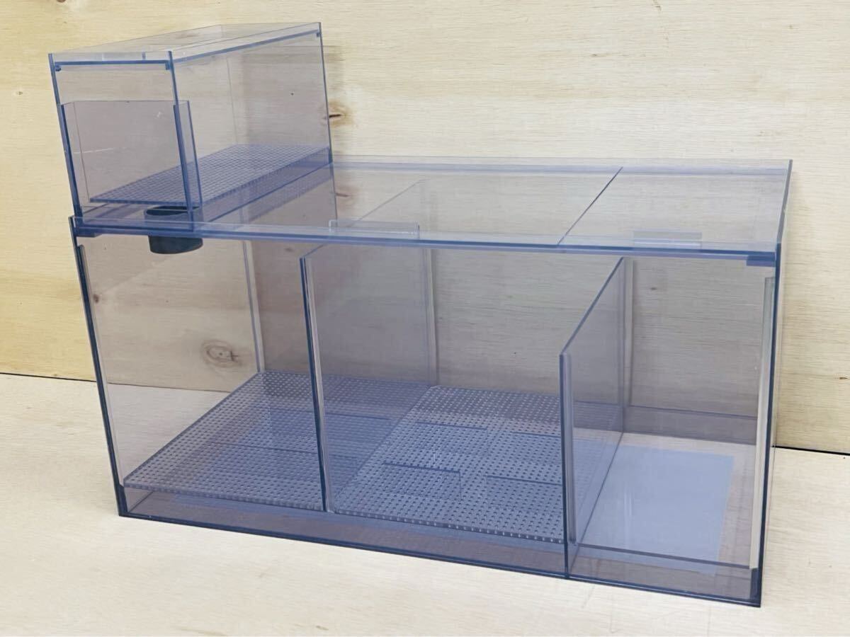 1台限定　塩ビ濾過槽+ウールBOX　750Ⅹ300X300三層式　 未使用　_画像3