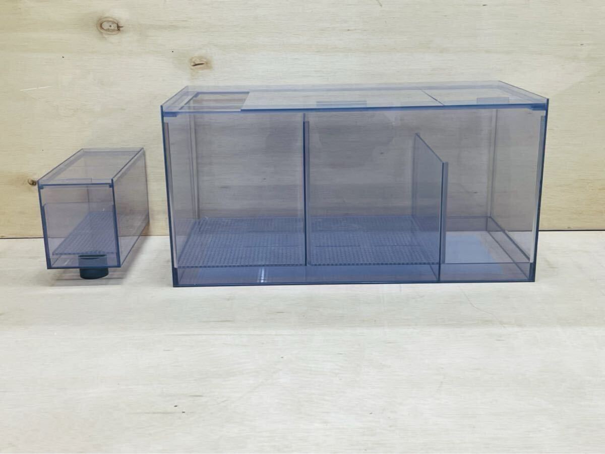 1台限定　塩ビ濾過槽+ウールBOX　750Ⅹ300X300三層式　 未使用　_画像4