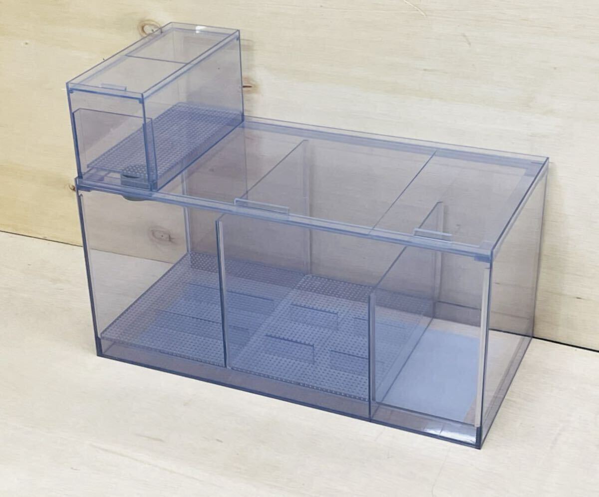 1台限定　塩ビ濾過槽+ウールBOX　750Ⅹ300X300三層式　 未使用　_画像1