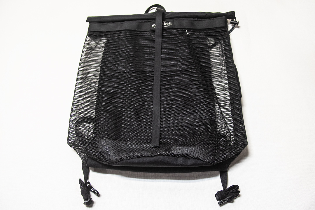 【中古品】 mont-bell モンベル メッシュギアパック 35 バックパック 軽量_画像1