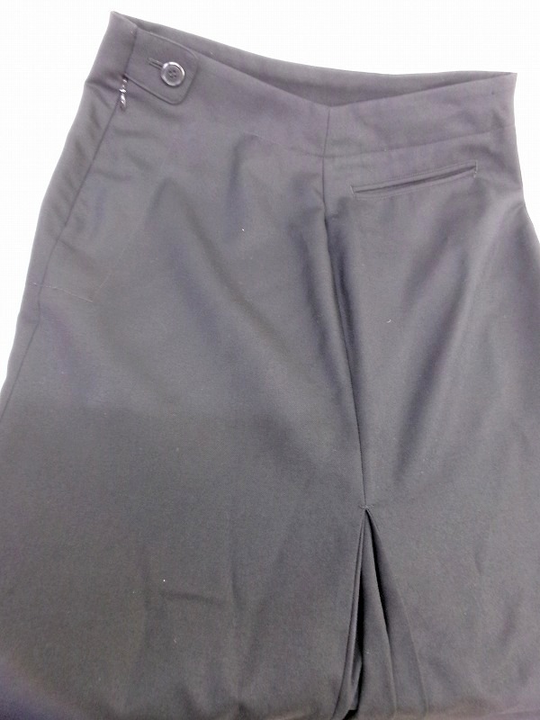 YOHJI YAMAMOTO ヨウジヤマモト ロングスカート ブラック 毛100% long skirt_画像4