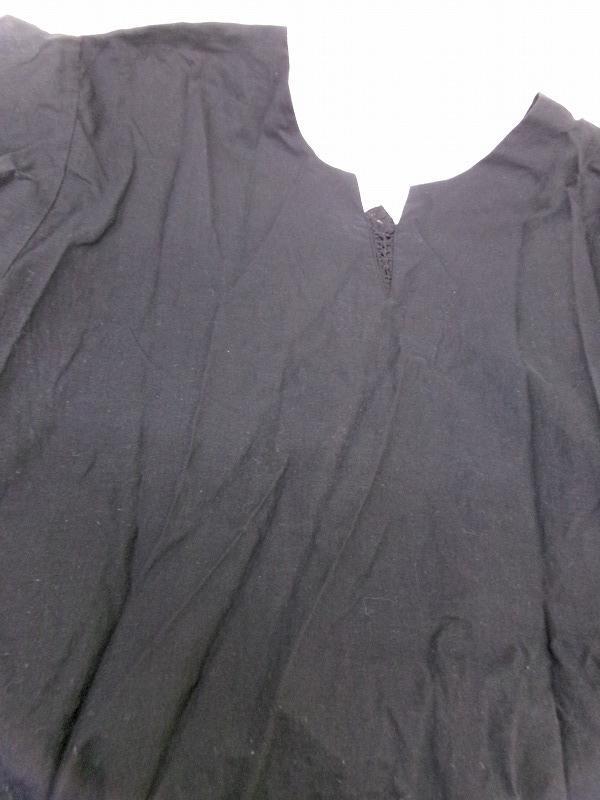 ZUCCa ズッカ ワンピース M ZU31FH034 ブラック 綿100%_画像3