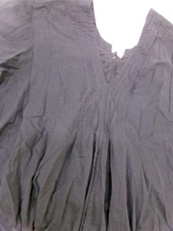 ZUCCa ズッカ ワンピース M ZU31FH034 ブラック 綿100%_画像4