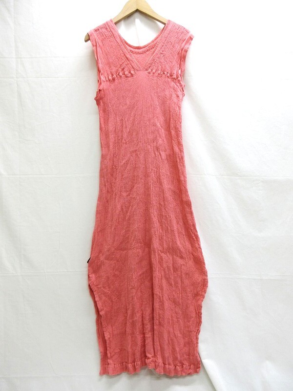 HaaT ISSEY MIYAKE ハート イッセイミヤケ ノースリーブワンピース Dress 2 HA41FH677 綿100% MADE IN JAPAN_画像1