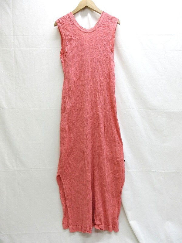 HaaT ISSEY MIYAKE ハート イッセイミヤケ ノースリーブワンピース Dress 2 HA41FH677 綿100% MADE IN JAPAN_画像2