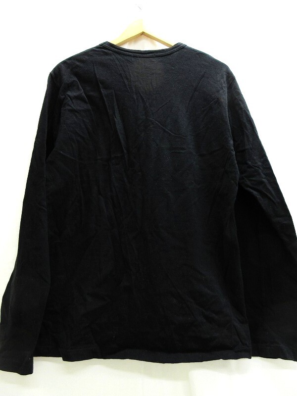 Yohji Yamamoto POUR HOMME ヨウジヤマモト プールオム 長袖カットソー Cut and sew 3 HJ-T41-063 ウルトラマン COTTON100%_画像2