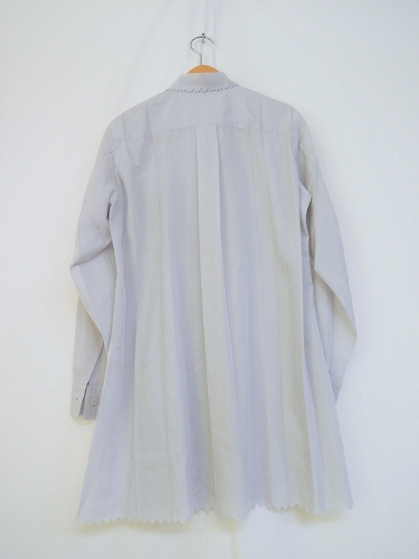 ISSEY MIYAKE me イッセイミヤケミー デザインシャツ MI21FJ292 グレー ポリエステル100%_画像2
