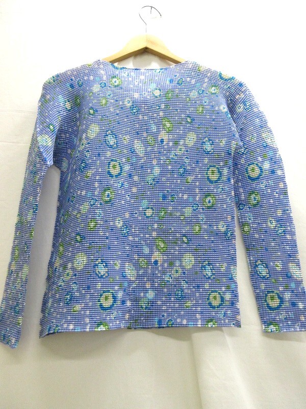 ISSEY MIYAKE イッセイミヤケ 総柄シャツ Shirt 2 IM22FJ963 ポリエステル100% 日本製_画像2