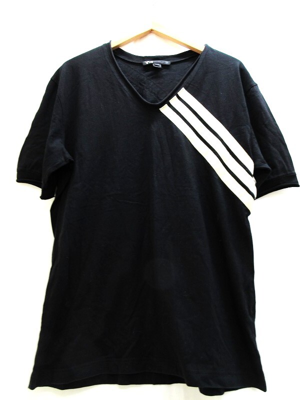 Y-3 ワイスリー 半袖カットソー Cut and sew XL 062747 AAU001 COTTON100% MADE IN THAILAND_画像1