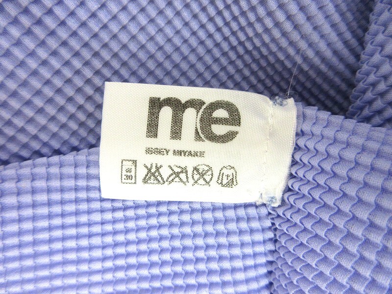 ISSEY MIYAKE me イッセイミヤケミー ノースリーブ sleeveless MI13FK014 ポリエステル100% フィリピン製_画像4