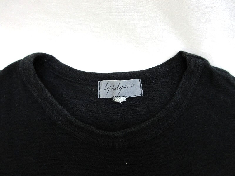 Yohji Yamamoto POUR HOMME ヨウジヤマモト プールオム 半袖カットソー Cut and sew 3 HY-T86-096 バルタン星人 COTTON100%_画像4