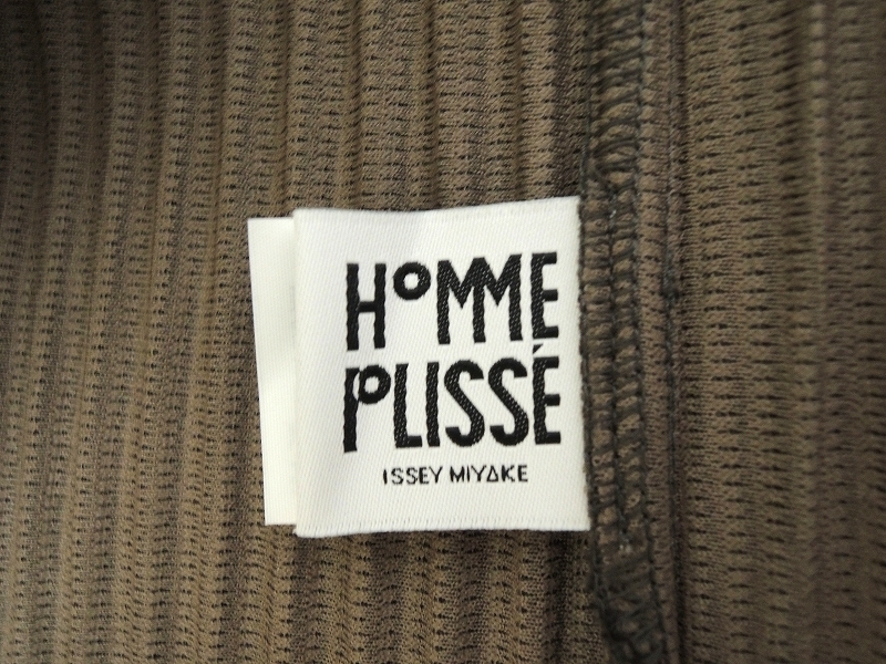 HOMME PLISSE オムプリッセ 長袖プリーツカットソー 2 HP23JK181 チャコールグレー ポリエステル100% イッセイミヤケ_画像4