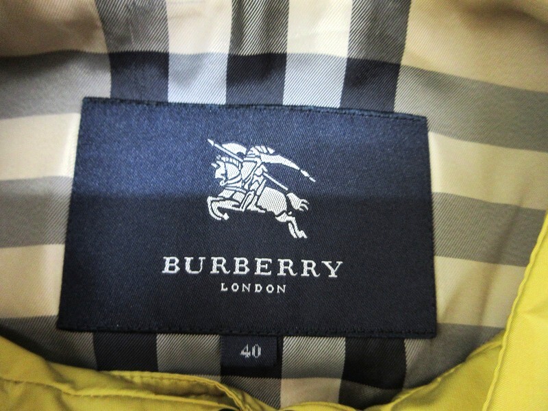 BURBERRY バーバリー トレンチコート 大衣　Coat 40 B1A20-325-65 ポリエステル100% 中国製_画像4