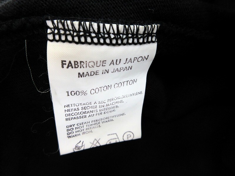 Y's for men ワイズフォーメン カットソー Cut and sew MR-T41-018 COTTON100% MADE IN JAPAN_画像8