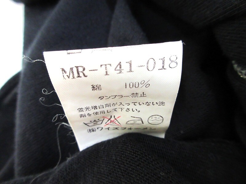 Y's for men ワイズフォーメン カットソー Cut and sew MR-T41-018 COTTON100% MADE IN JAPAN_画像9