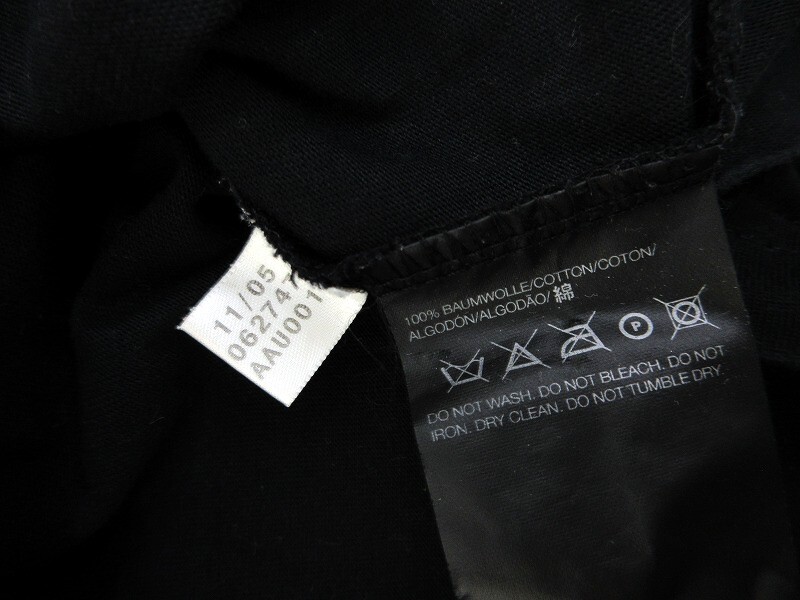 Y-3 ワイスリー 半袖カットソー Cut and sew XL 062747 AAU001 COTTON100% MADE IN THAILAND_画像6
