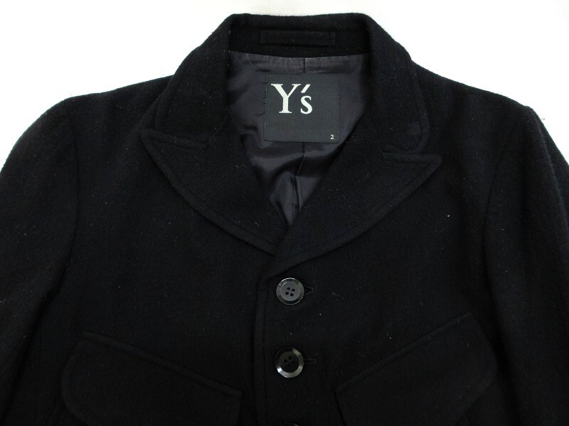 Y's ワイズ ウールJKT 2 Jacket YC-J15-107 WOOL100% MADE IN JAPAN_画像3