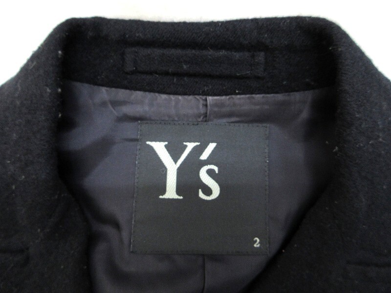 Y's ワイズ ウールJKT 2 Jacket YC-J15-107 WOOL100% MADE IN JAPAN_画像4