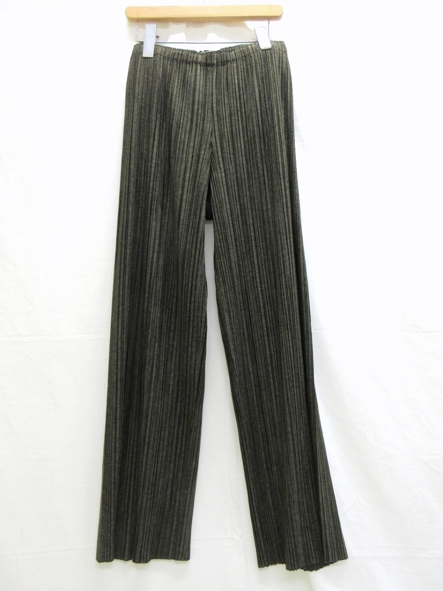 PLEATS PLEASE プリーツプリーズ プリーツパンツ Pants 2 PP91-JF121 ポリエステル100% MADE IN JAPAN_画像1