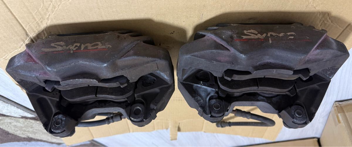 JZA80 スープラ 対向 フロント キャリパー ブレーキ 17インチ JZX100 ドリフト アリスト JZS16 輸出 JDM_画像1