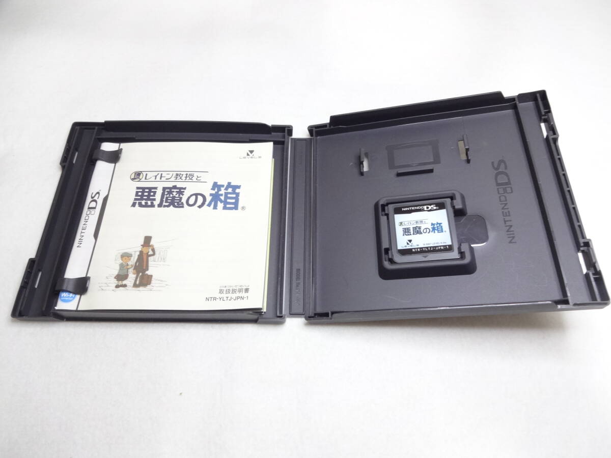 送料無料 ジャケ欠品 ニンテンドーDS レイトン教授と悪魔の箱 NINTENDO 任天堂 ゲームソフト _画像1