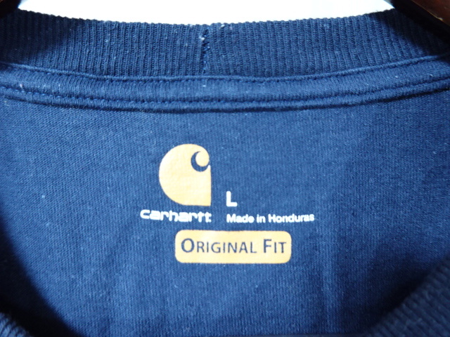 ●carhartt カーハート 長袖ポケットTシャツ L●1127●_画像2