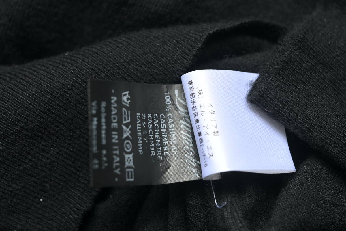 DRUMOHR ドルモア　カシミヤタートルニット　黒　46_画像7