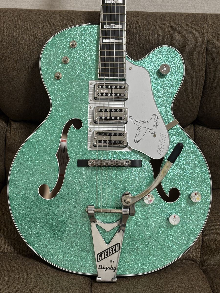 Gretsch G6136T Kenny Falcon II エレキギター グレッチ 横山健 Ken Yokoyama 純正ハードケース付き_画像2