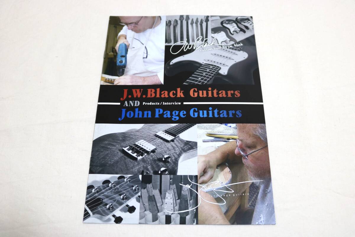 ◆ J.W.Black Guitars パンフレット ◆_画像1