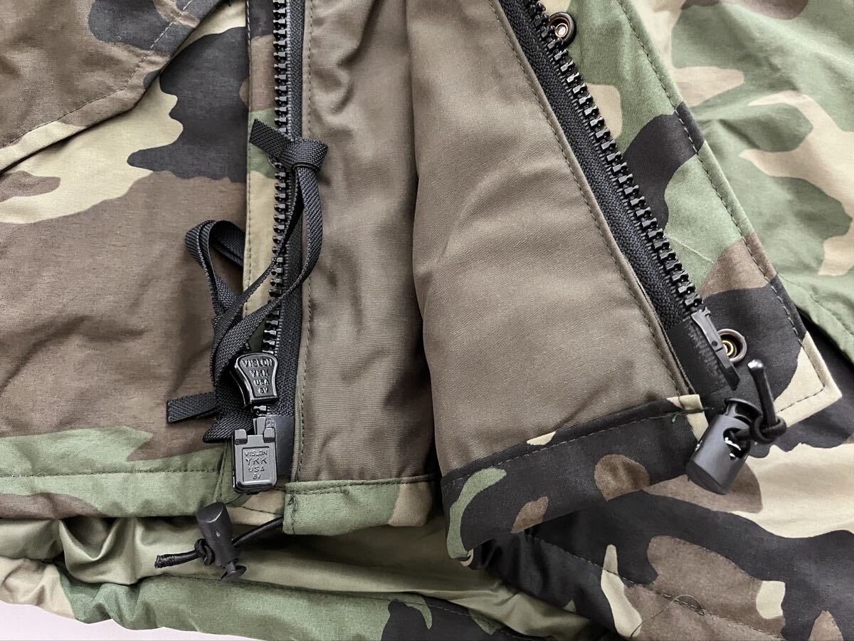 裾カスタム仕様 ECWCS PARKA GEN1 US ARMY GORETEX 米軍 パーカー ジャケット ミリタリー ゴアテックス ウッドランドカモ_画像4