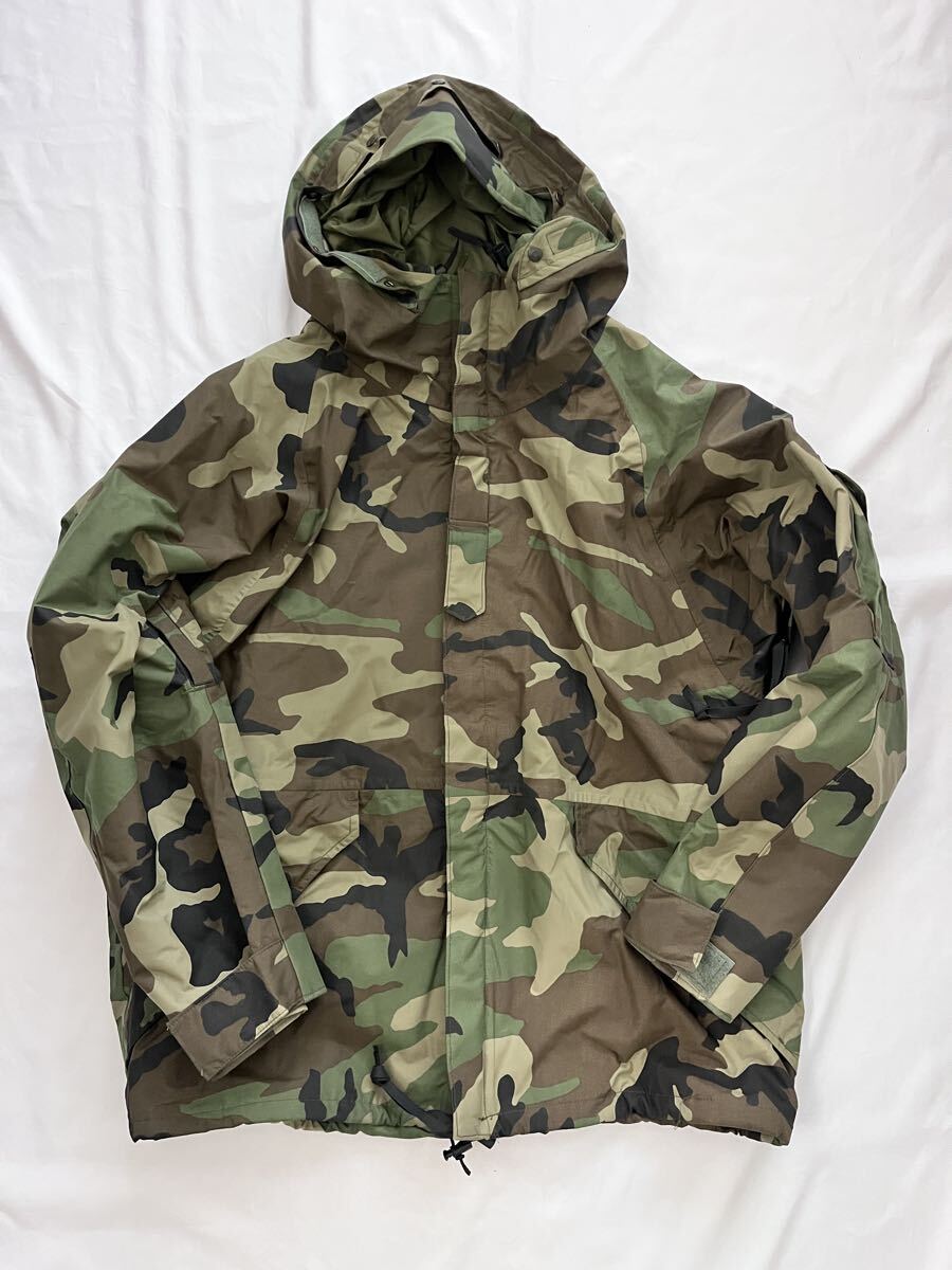 裾カスタム仕様 ECWCS PARKA GEN1 US ARMY GORETEX 米軍 パーカー ジャケット ミリタリー ゴアテックス ウッドランドカモ_画像1