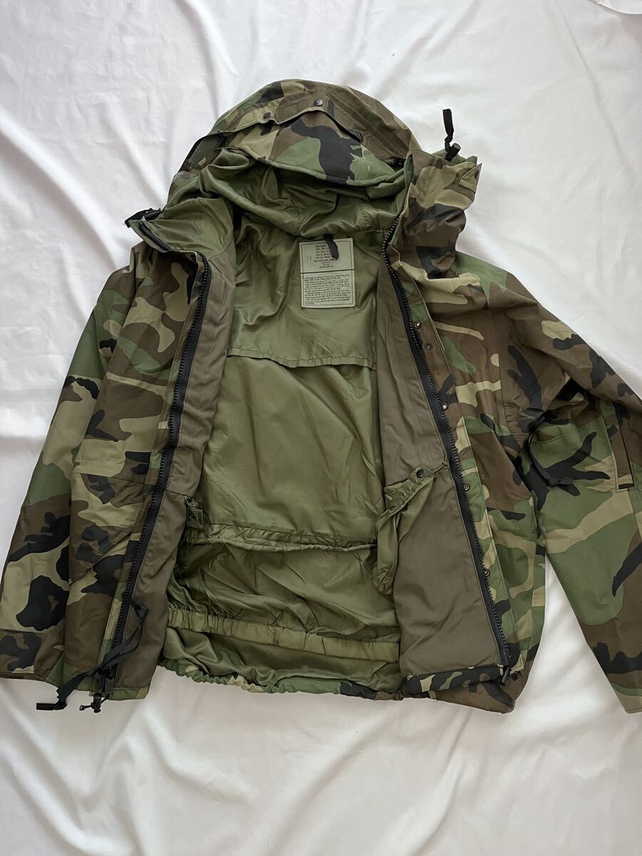 裾カスタム仕様 ECWCS PARKA GEN1 US ARMY GORETEX 米軍 パーカー ジャケット ミリタリー ゴアテックス ウッドランドカモ_画像2