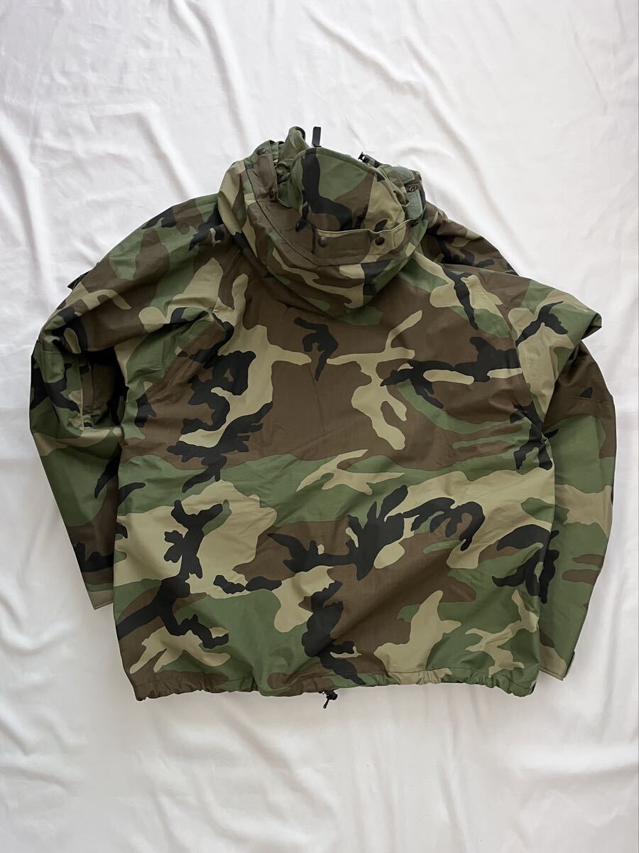 裾カスタム仕様 ECWCS PARKA GEN1 US ARMY GORETEX 米軍 パーカー ジャケット ミリタリー ゴアテックス ウッドランドカモ_画像9