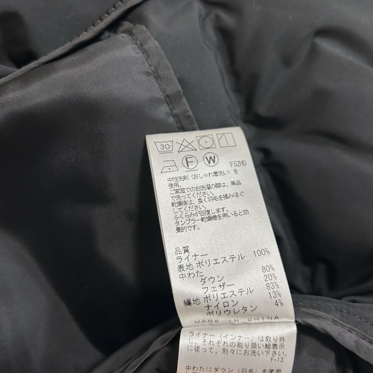 新品タグ付き・極上ダウン80%!!!カルバンクライン【圧倒的存在感】Calvin Klien ダウンジャケット　アウター　コート　オレンジ　S位_画像9