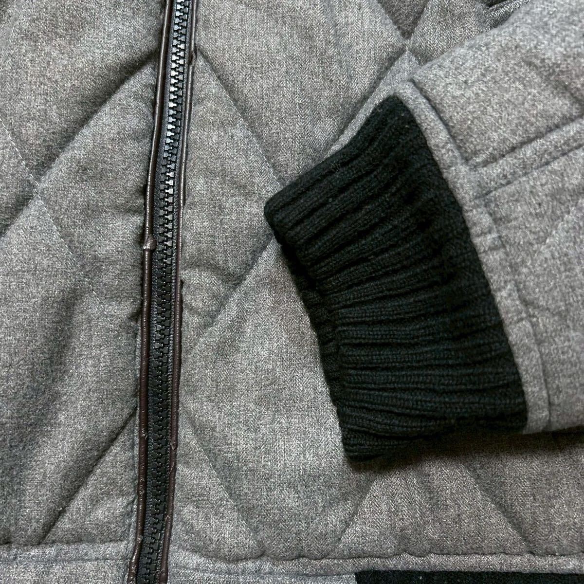 ビームスハート【人気の一着】BEAMS HEART ダウンジャケット アウター 中綿 キルティング グレー M_画像6