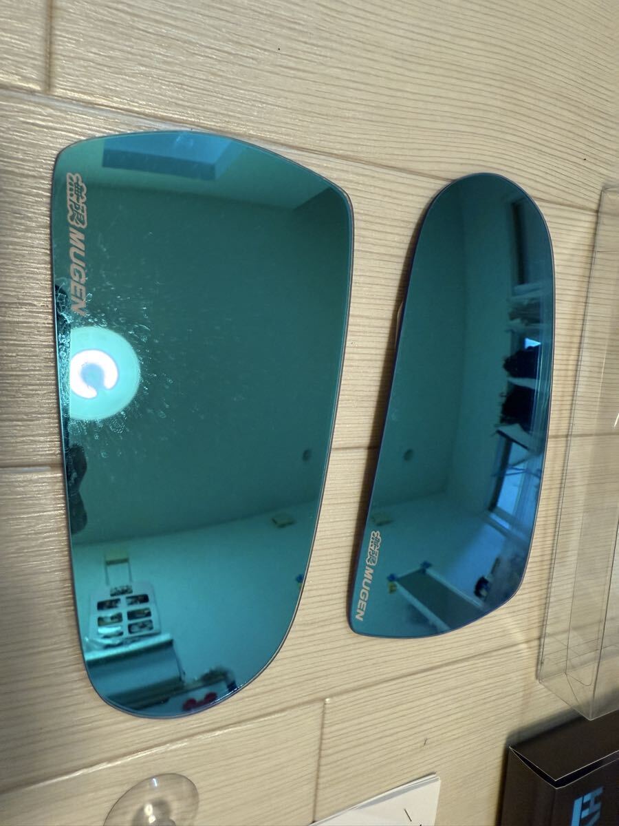 無限(MUGEN |ムゲン) S660 親水性広角ブルーミラー S660 HYDROPHILIC MIRROR 中古_画像2