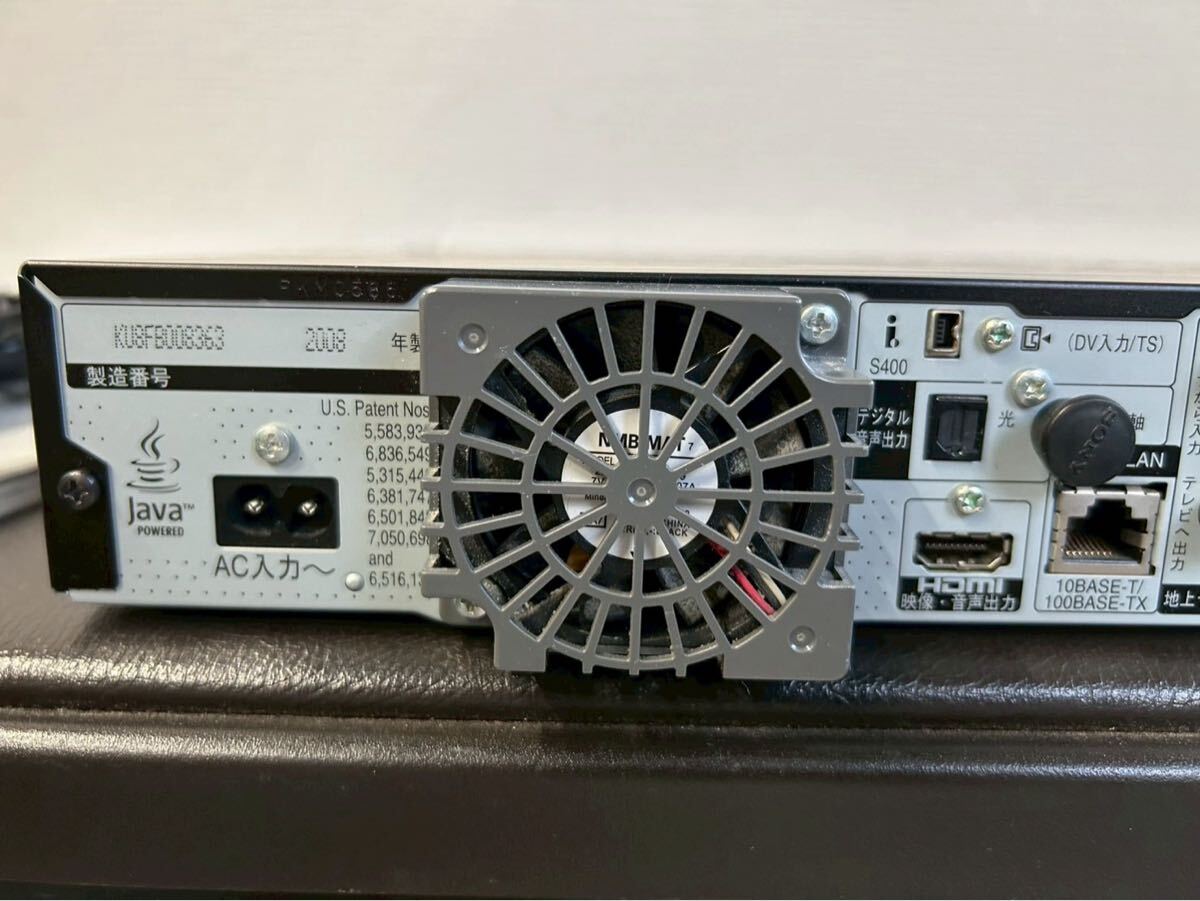 wa-2f/ Panasonic パナソニック ブルーレイディスクレコーダー BDレコーダー リモコン付　DMR-BW700_画像5