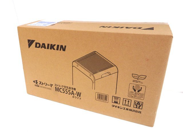  вскрыть не использовался товар DAIKIN Daikin очиститель воздуха 25 татами -тактный Lee ma установка MC555A-W белый 