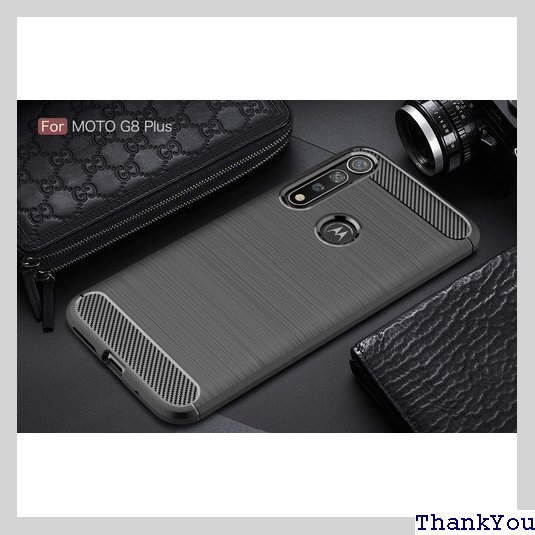 Moto G8 Plus ケース YEZHU 炭素繊維 き衝撃吸収バンパー G8 Plusケース 対応 ブラック 81_画像7