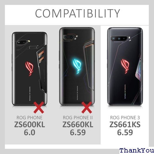 kwmobile スマホケース ASUS ROG Ph 衝撃 滑り止め ソフト TPU シリコン - 黒色マット 115_画像6