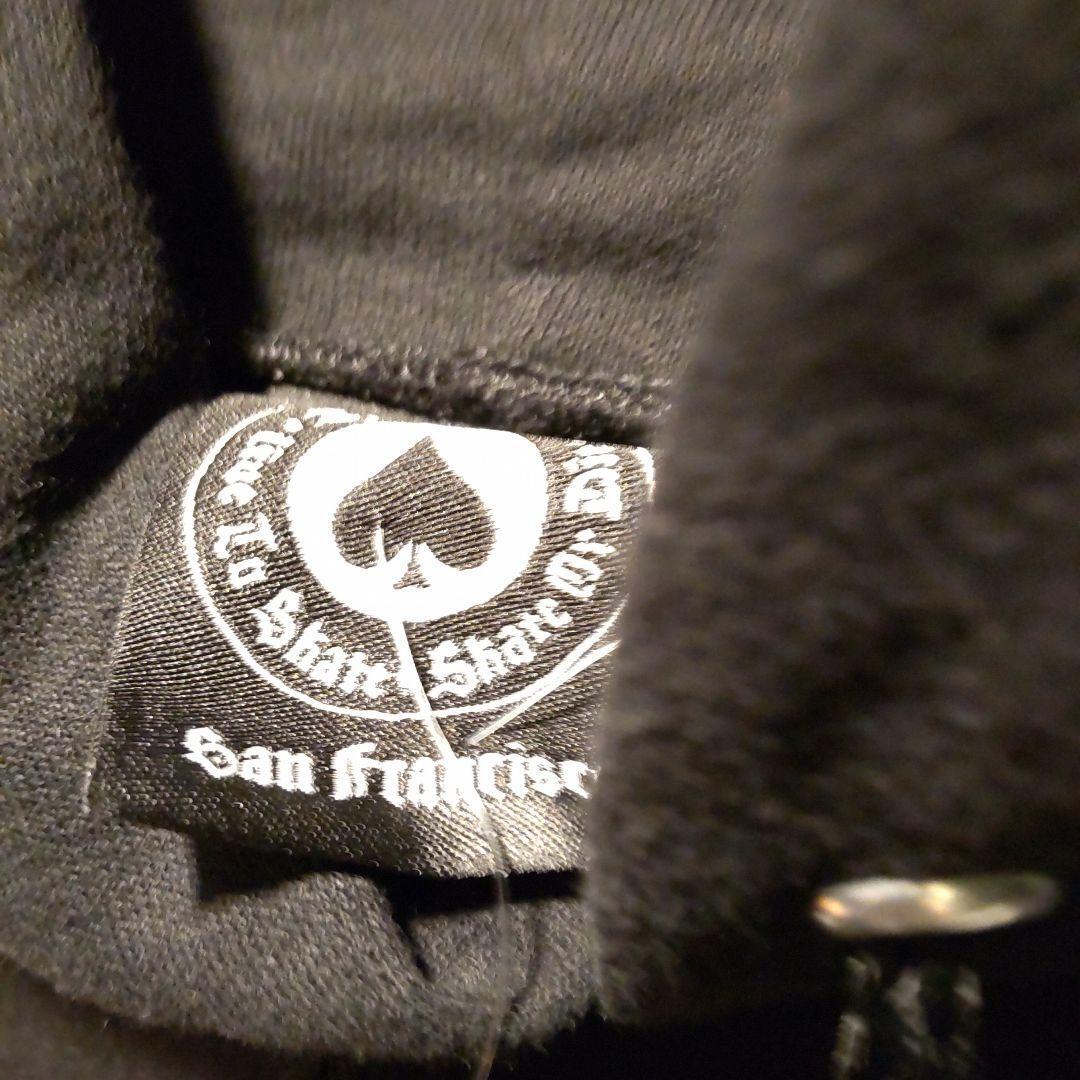 新品タグ付き THRASHER ブラック パーカー スラッシャー L_画像5