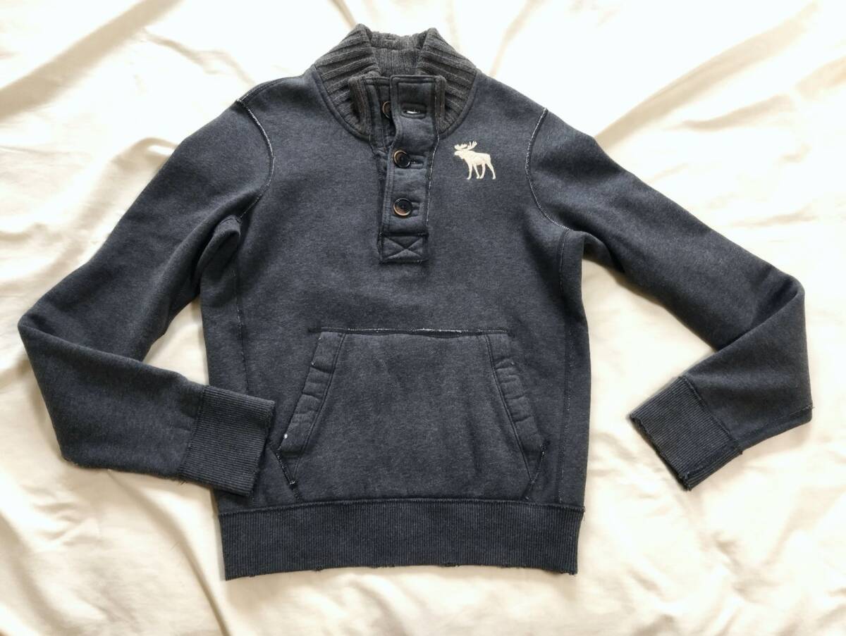 Abercrombie＆Fitch アバクロ　スウェットプルオーバー　S_画像1