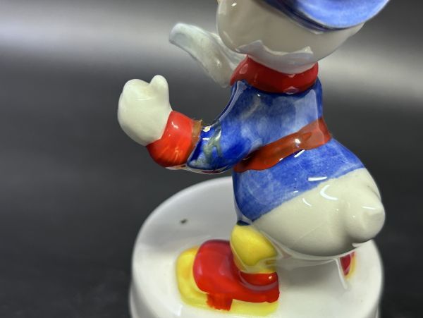 sa*/ редкий Disney Disney DUCK TALESs Crew ji*makdag музыкальная шкатулка Mickey Mouse March CB-208 retro керамика кукла /DY-5178